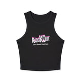 Turn Heads. Break Limits Women's Micro Rib Racer Tank Top