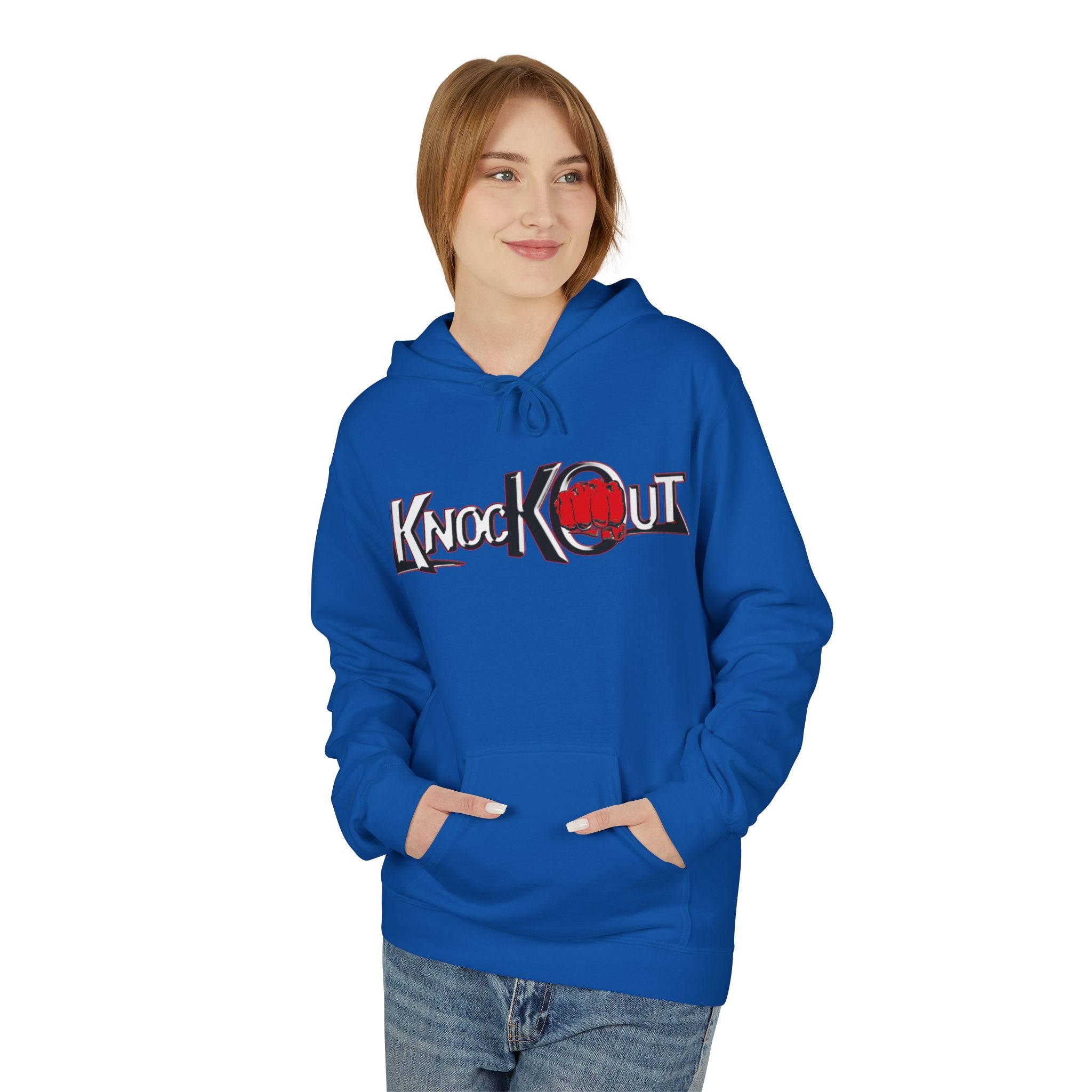 KnocKOut Multicolor.Phone oh it's, gonna be i'm, gonna help you Unisex Midweight Softstyle Fleece Hoodie