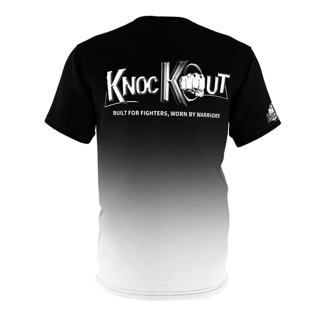 Black & White KnocKOut Unisex Cut & Sew Tee