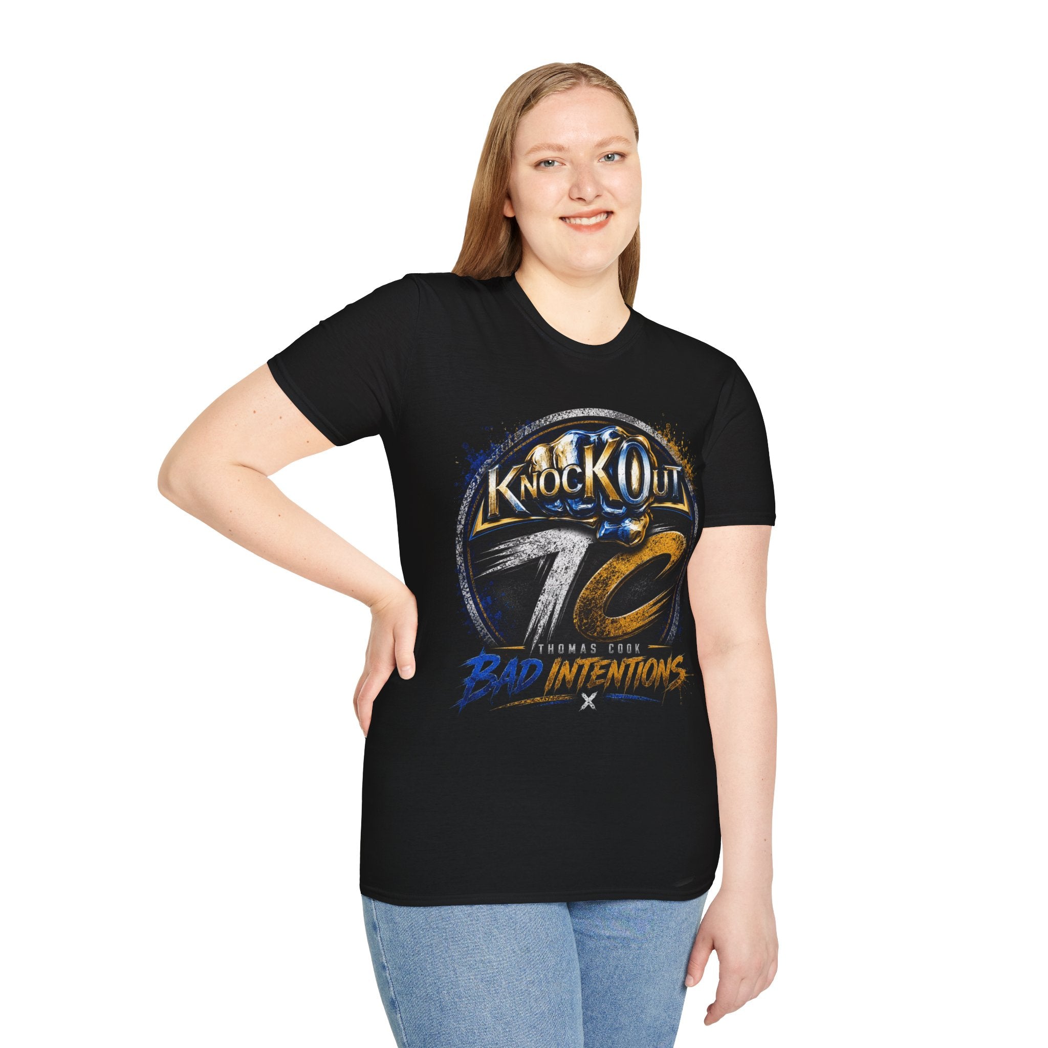 Thomas Bad Intentions Cook KnocKOut Unisex Softstyle T-Shirt