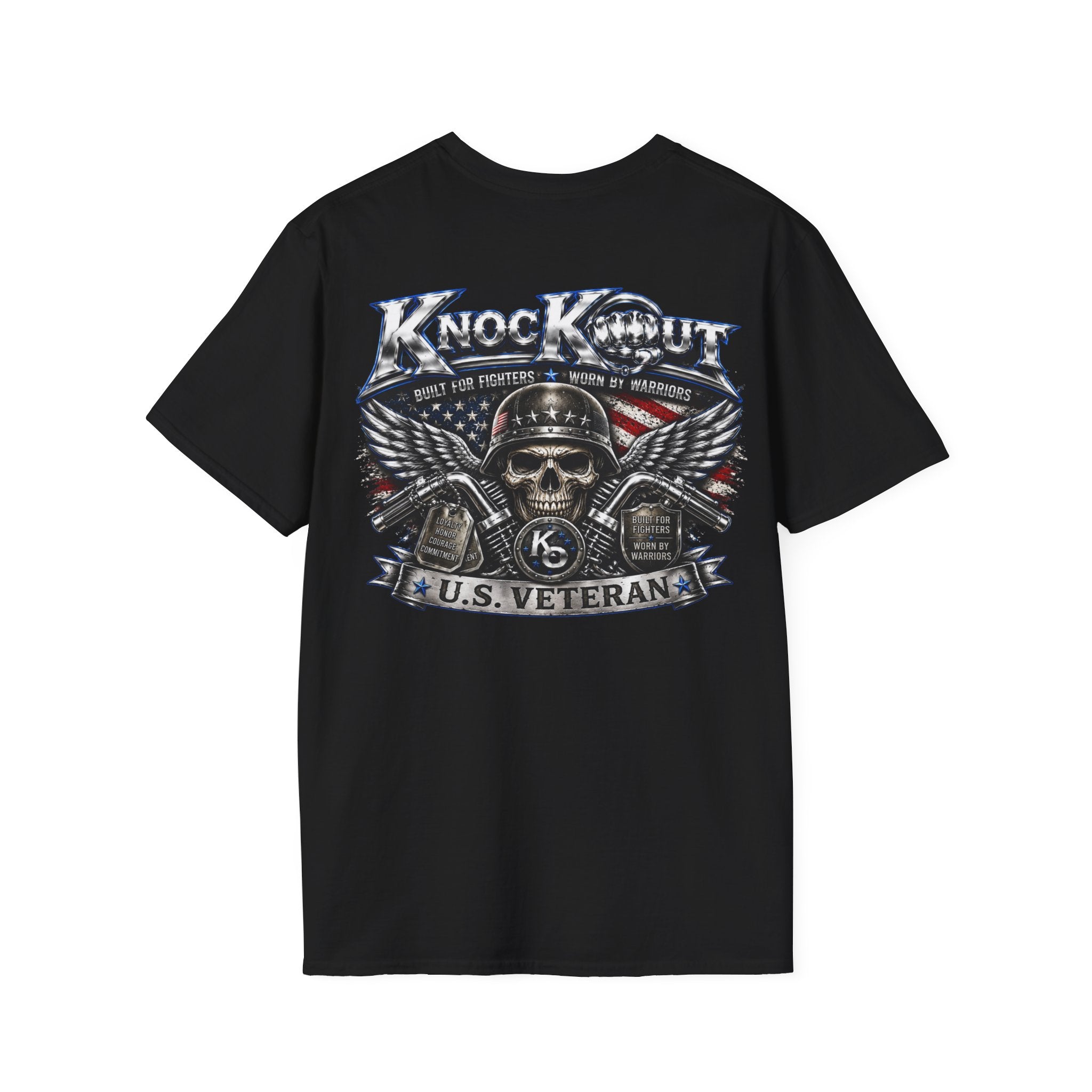 KnocKOut Biker US.Veteran Tee Unisex