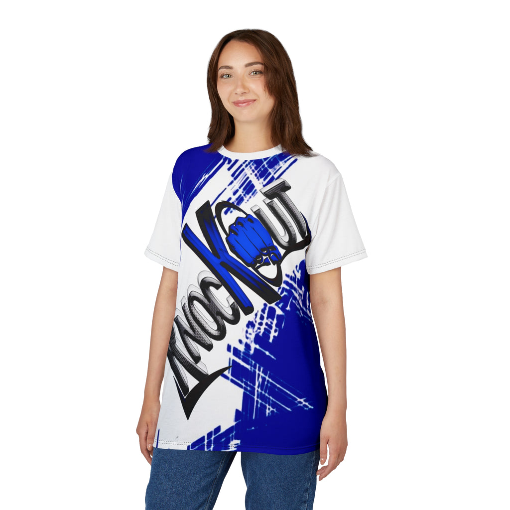 Blue KnocKOut Unisex Cut & Sew Tee