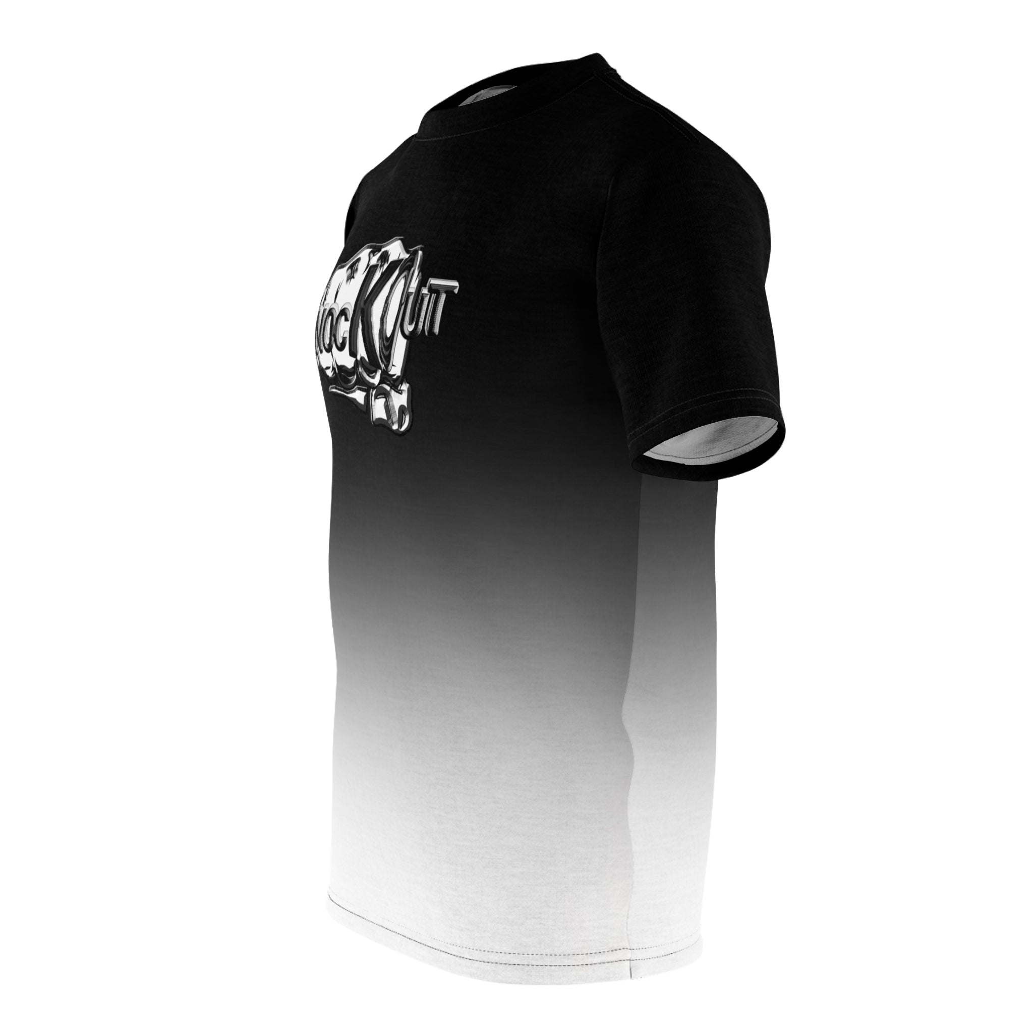 Black & White KnocKOut Unisex Cut & Sew Tee