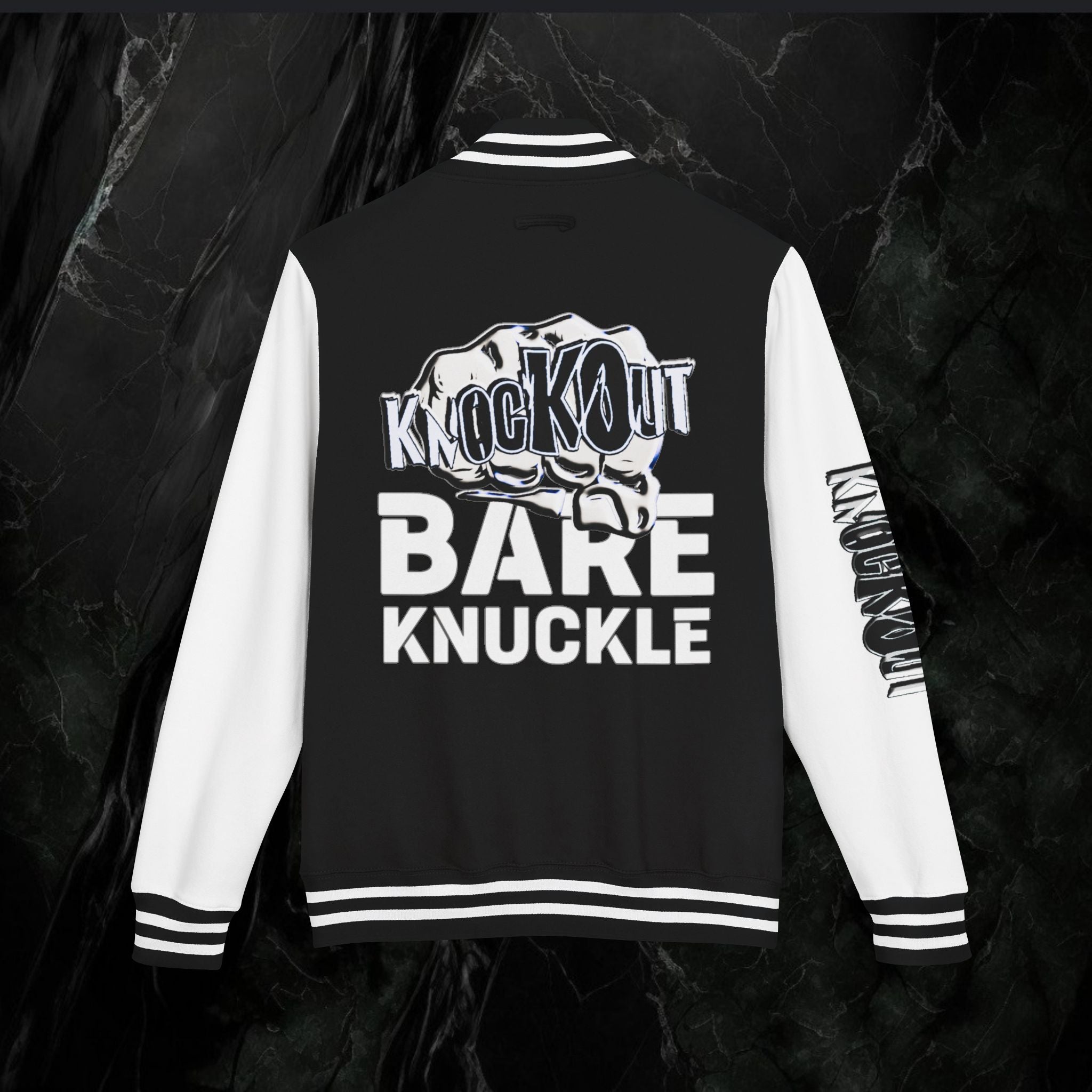 Unisex KnocKOut Bare Knuckle Heavyweight Letterman Jacket