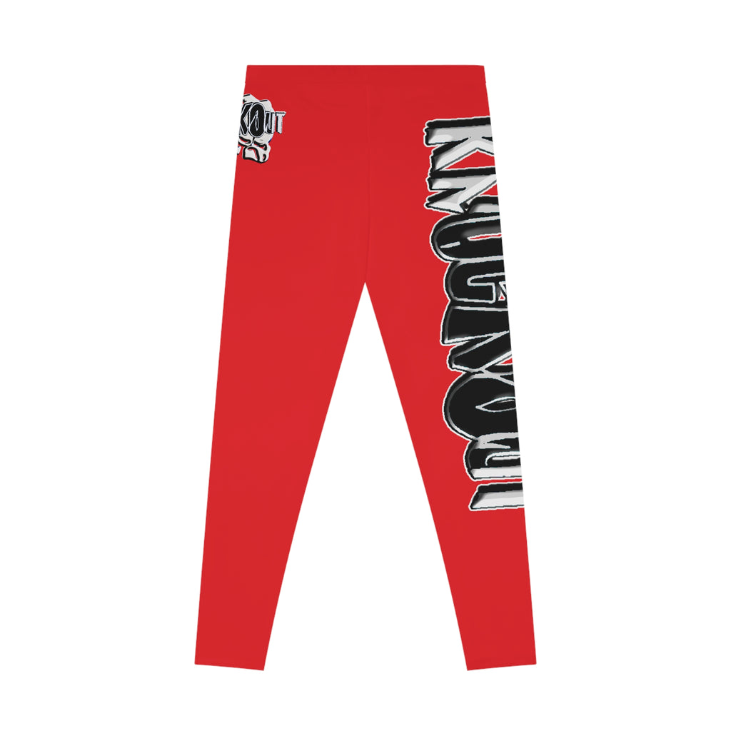 KnocKOut Red Stretchy Leggings