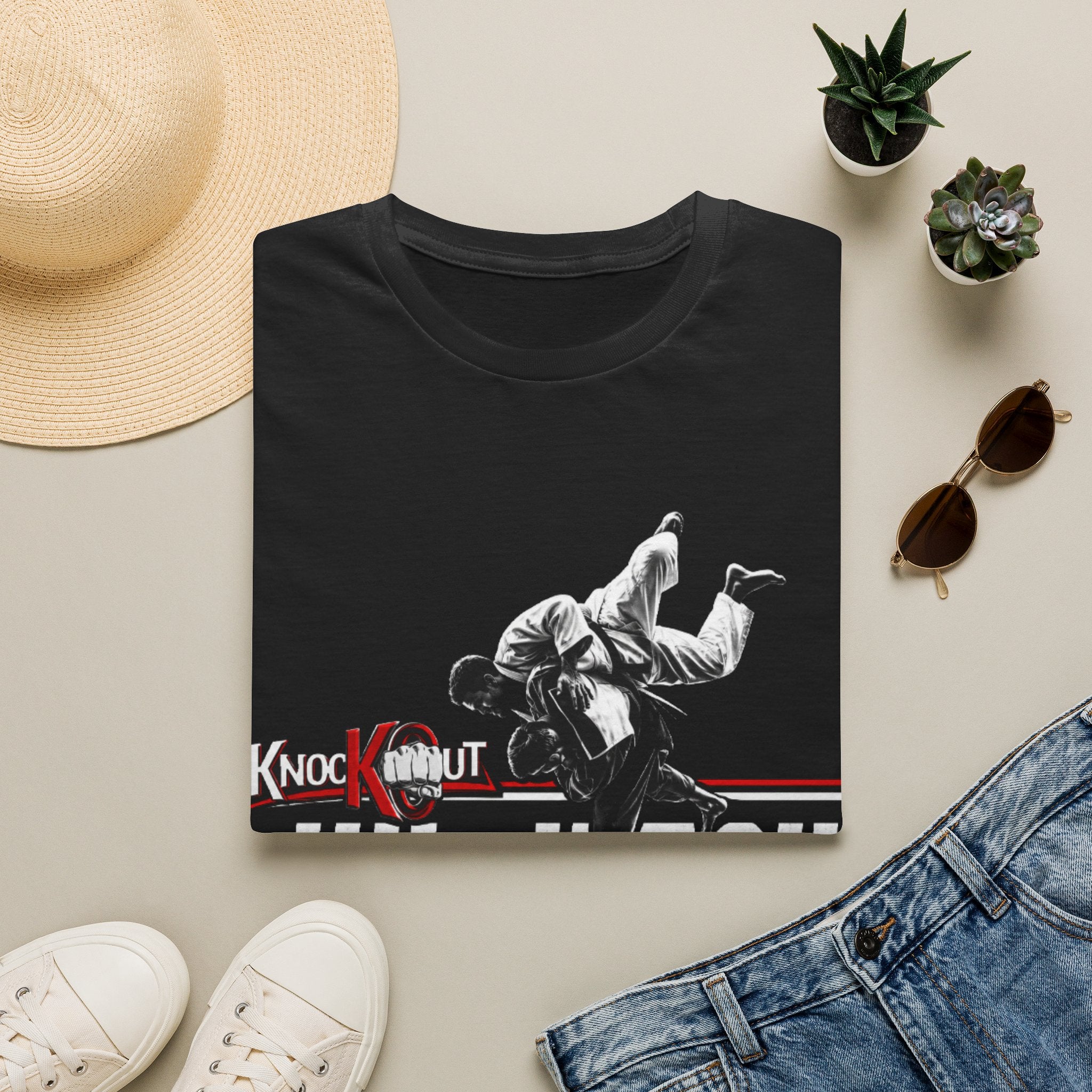 KnocKOut jiu-Jiu-Jitsu Fight Club Unisex Softstyle T-Shirt