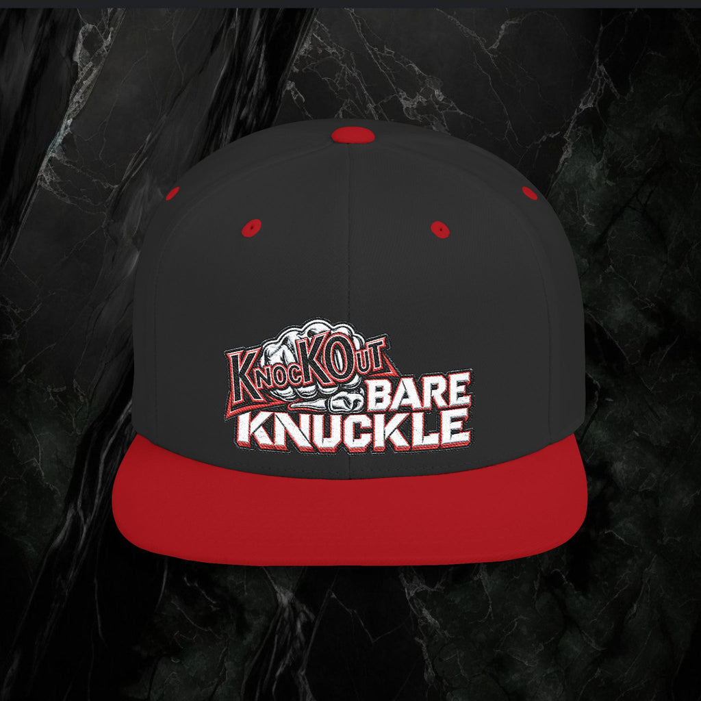 KnocKOut Bare Knuckle Flat Bill Snapback