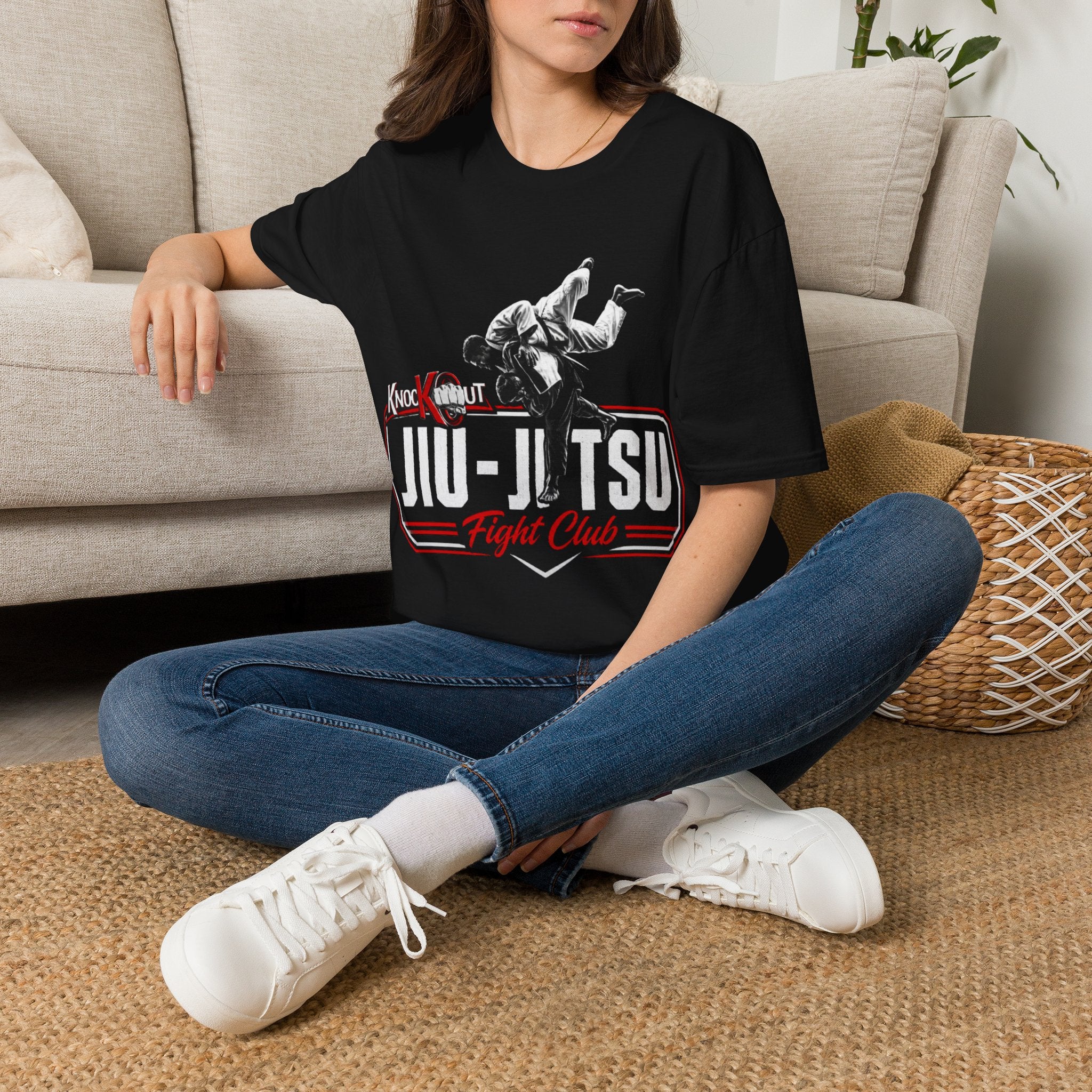 KnocKOut jiu-Jiu-Jitsu Fight Club Unisex Softstyle T-Shirt