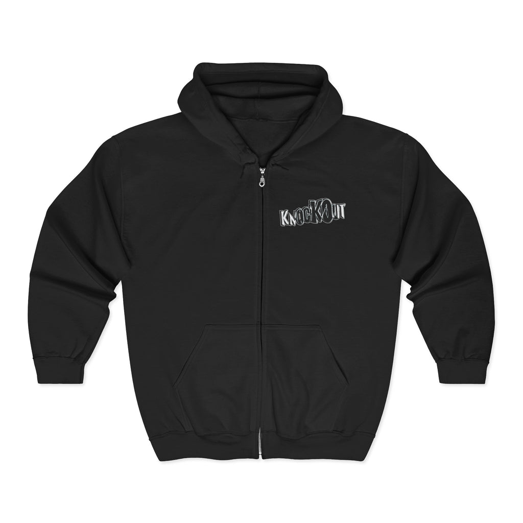 KnocKOut Bare Knuckle Unisex Heavy Blend™ Full Zip Hooded Sweatshirt
