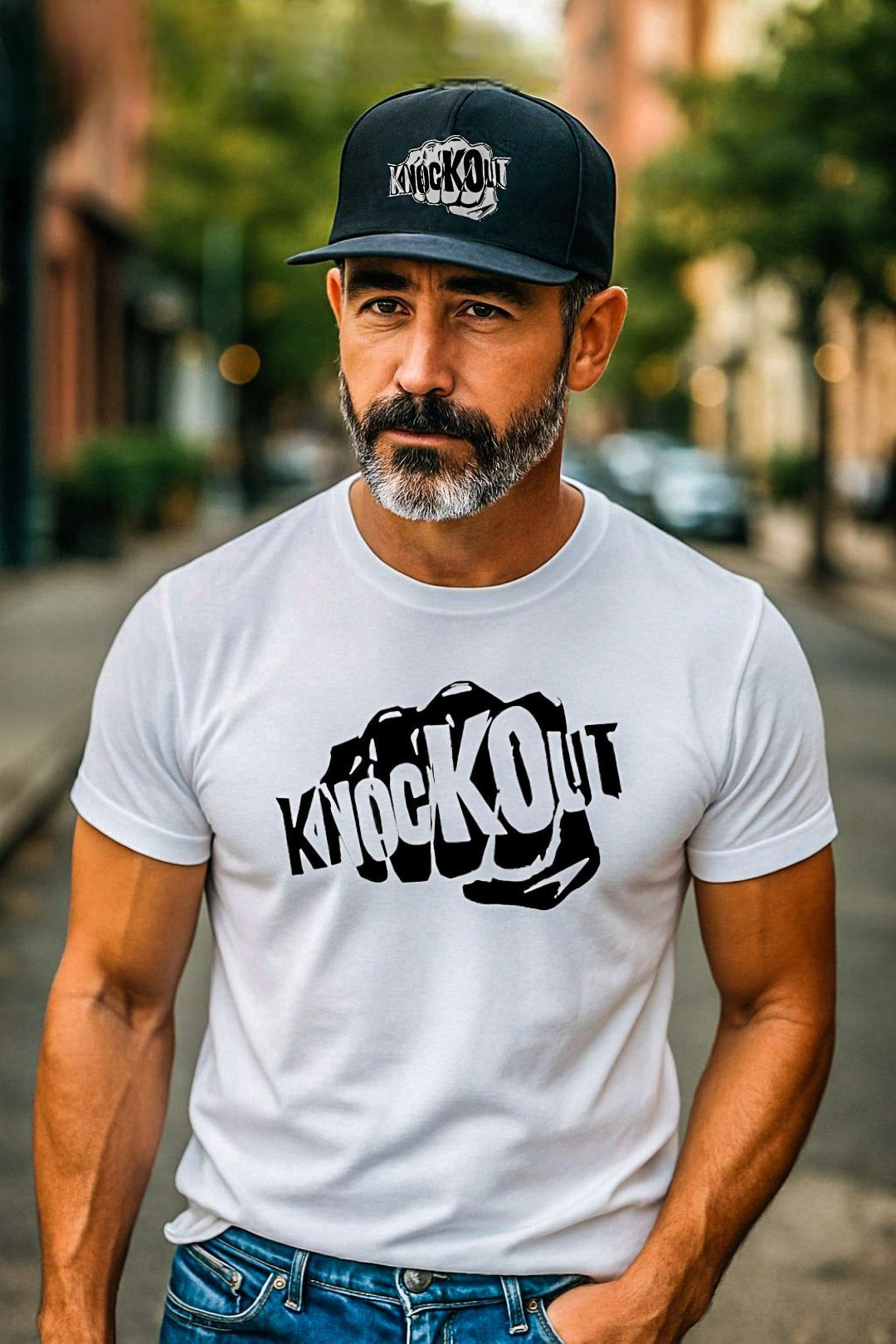 Knockout Flat Bill Snapback