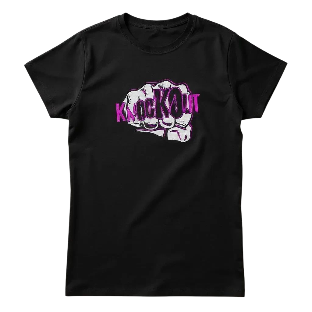 KnocKOut Women's Softstyle Tee Never Give Up