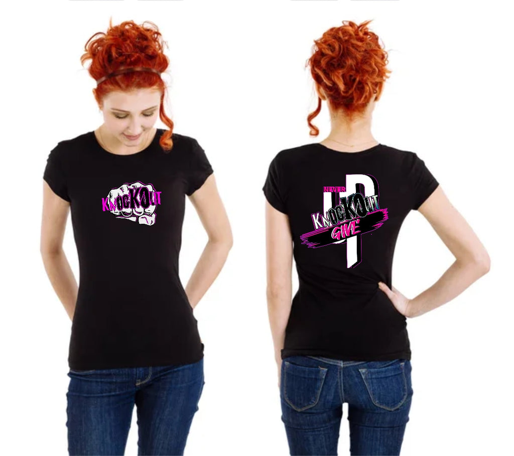 KnocKOut Women's Softstyle Tee Never Give Up