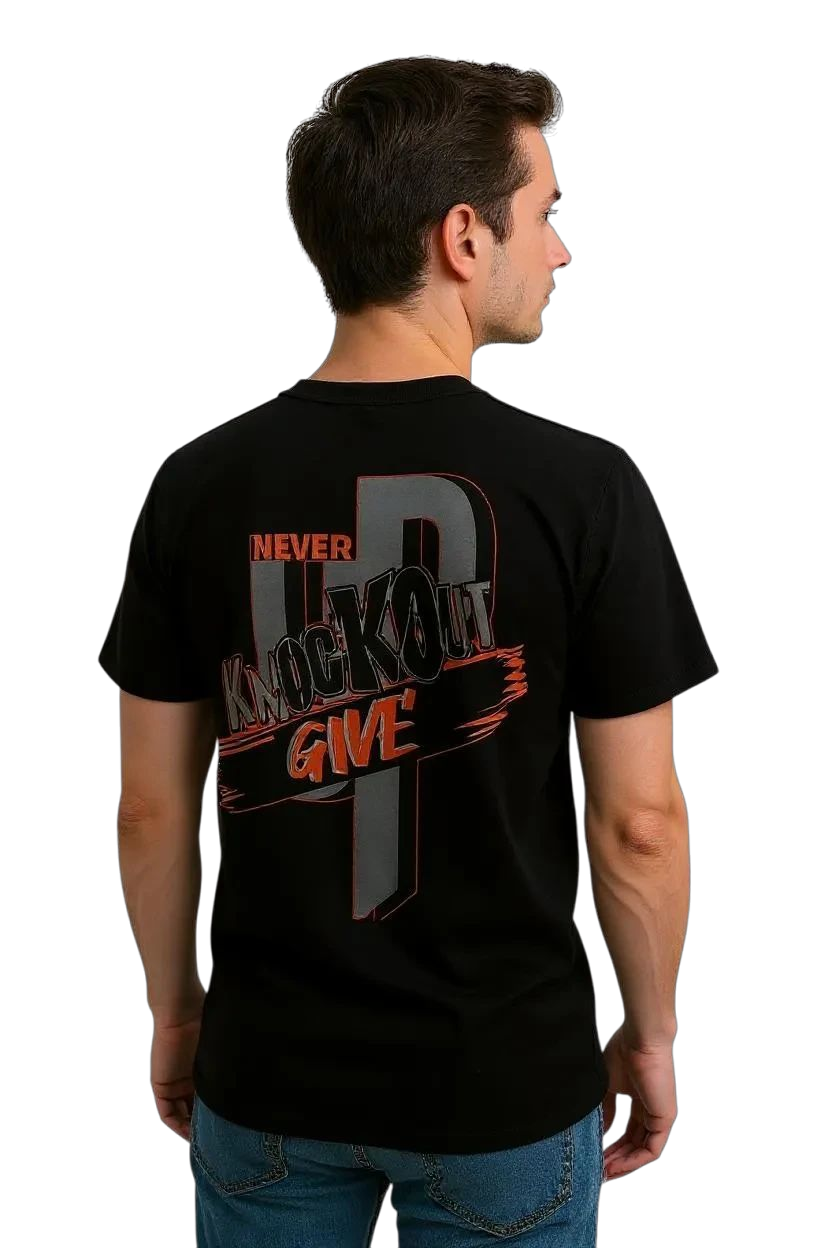 KnocKOut Softstyle T-Shirt Never Give Up
