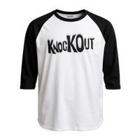 Free Shipping KnocKOut Unisex Three-Quarter Sleeve Raglan Shirt