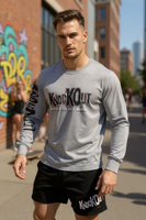 Built to Hit Hard Men's Long Sleeve Shirt (AOP)