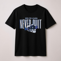 Motivational Unisex T-Shirt -Never Quit KnocKOut Design
FREE SHIPPING