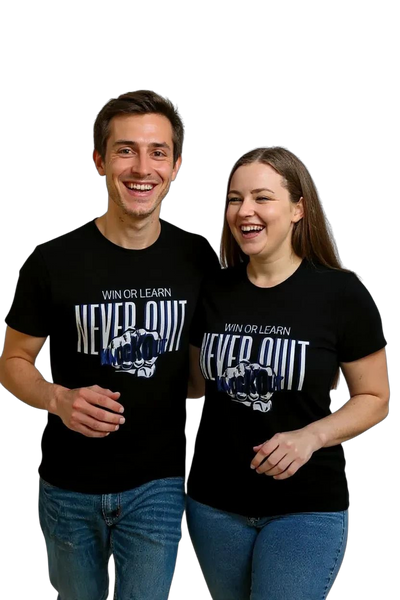Motivational Unisex T-Shirt -Never Quit KnocKOut Design
FREE SHIPPING