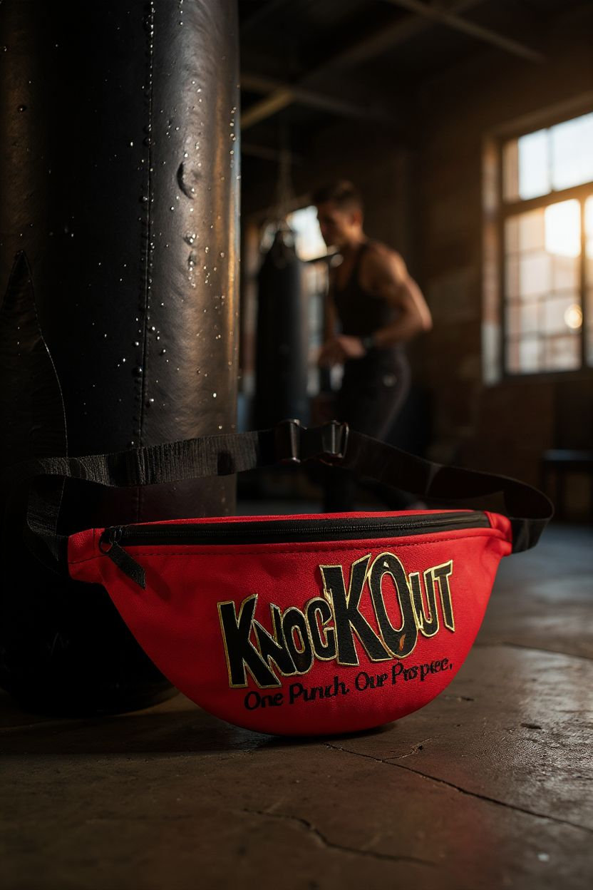 KnocKOut Red Fanny Pack