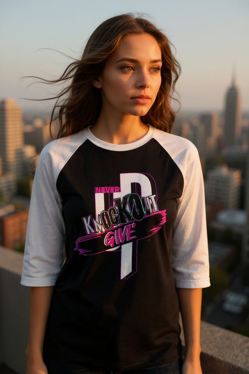 KnocKOut Three-Quarter Sleeve Raglan Shirt