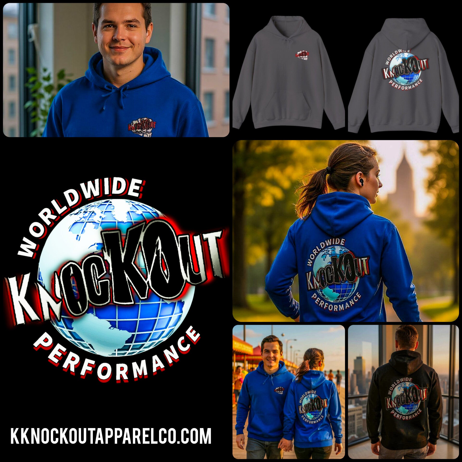 Worldwide KnocKOut Performance Unisex Heavy Blend™ Hooded Sweatshirt