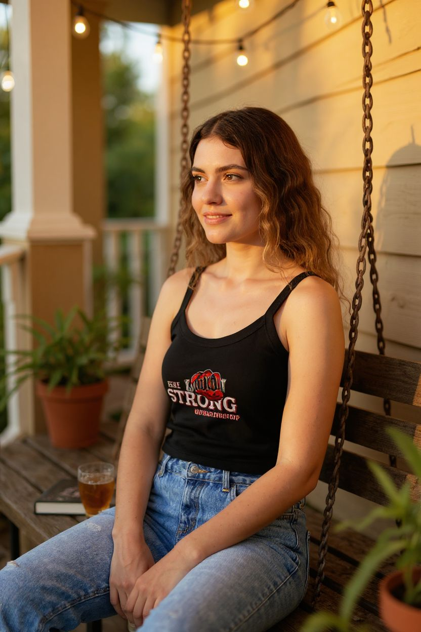 KnocKOut Stay Strong Women's Spaghetti Strap Tank Top