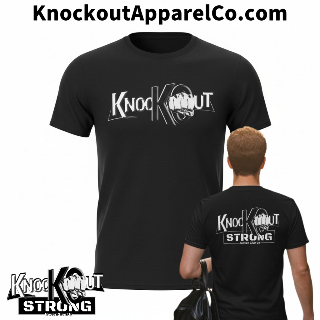 KnocKOut Strong Never Give Up Unisex Softstyle T-Shirt