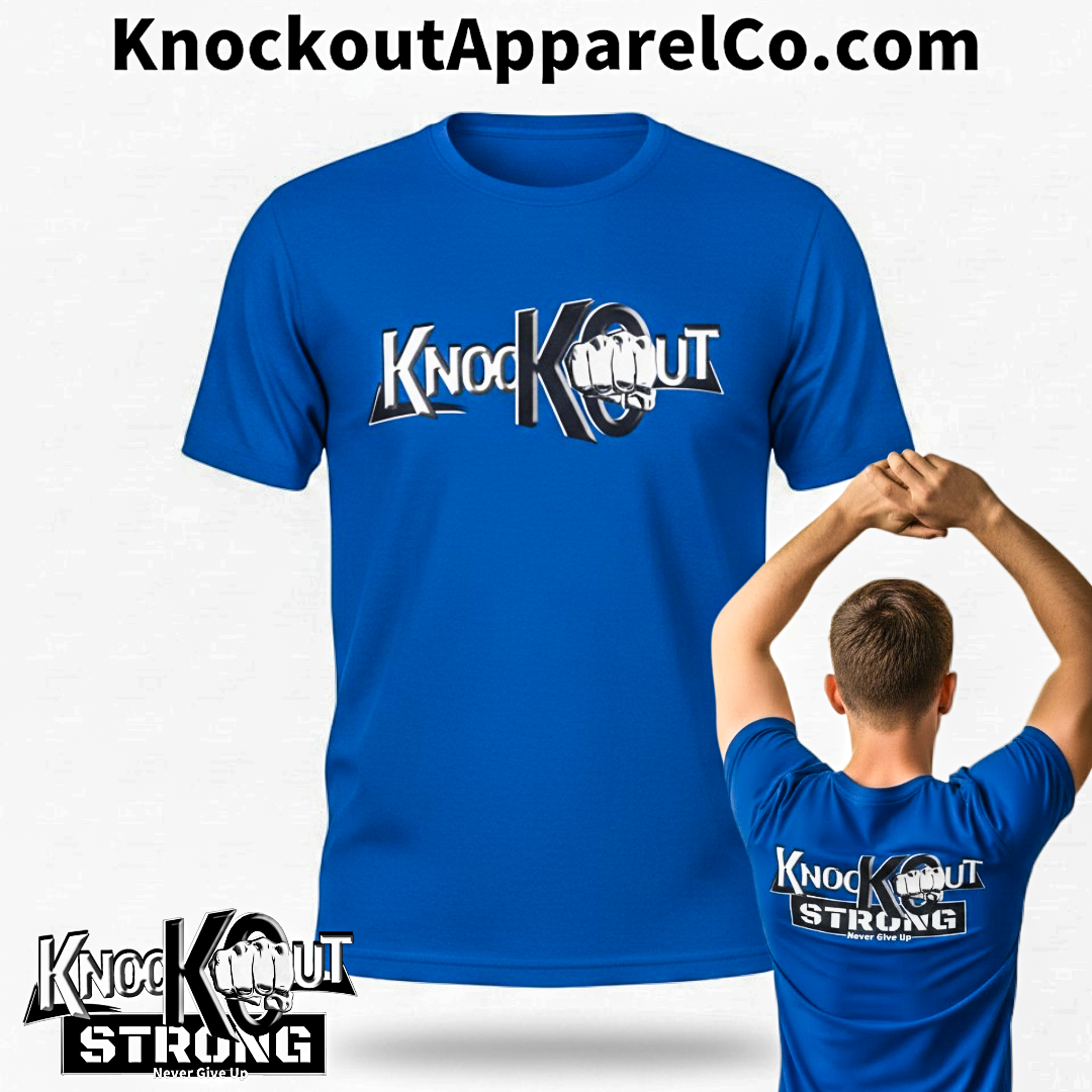 KnocKOut Strong Never Give Up Unisex Softstyle T-Shirt
