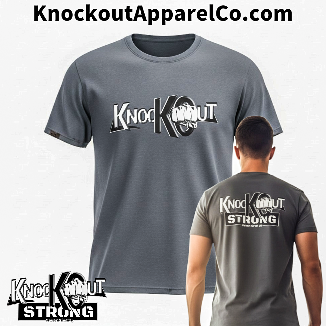 KnocKOut Strong Never Give Up Unisex Softstyle T-Shirt