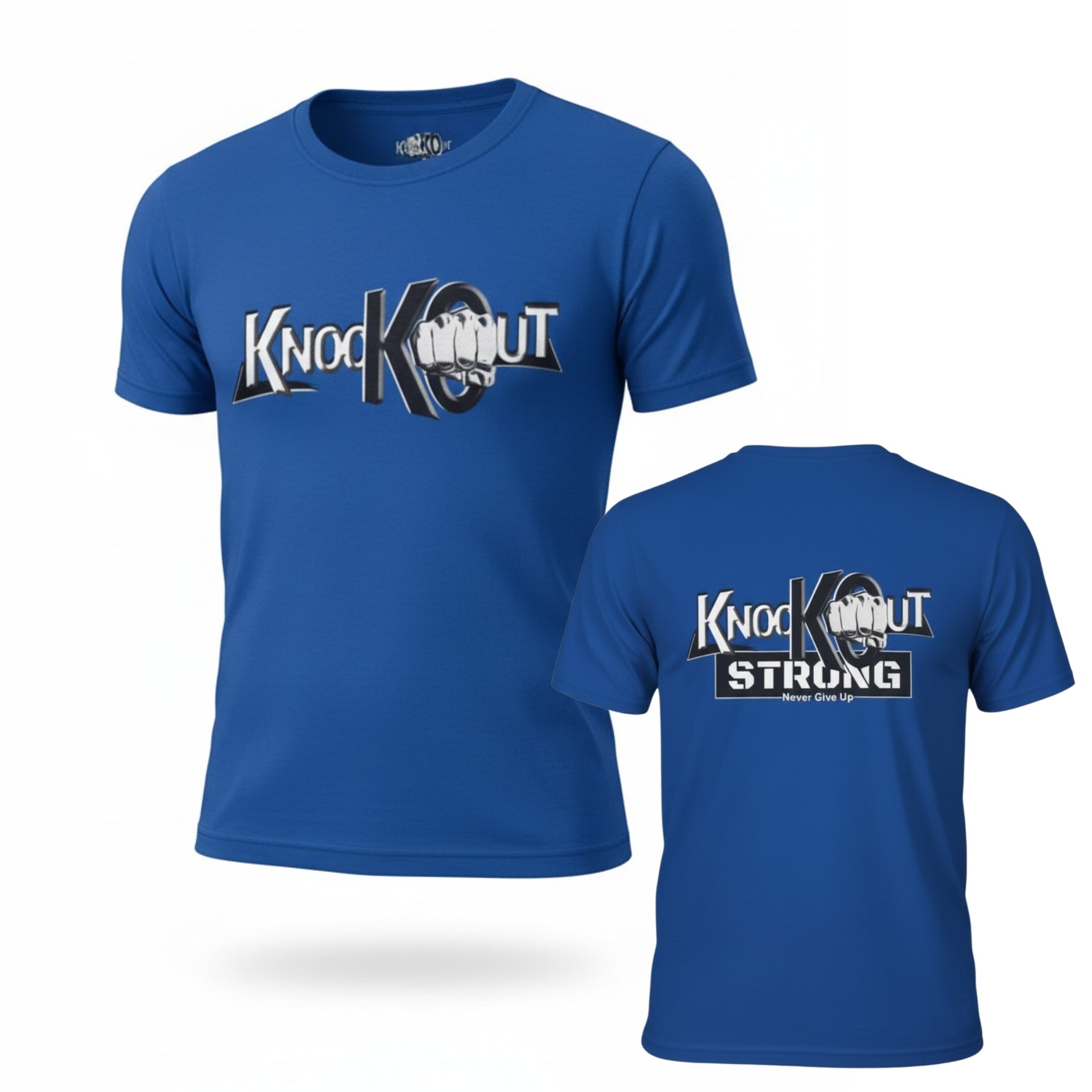 KnocKOut Strong Never Give Up Unisex Softstyle T-Shirt