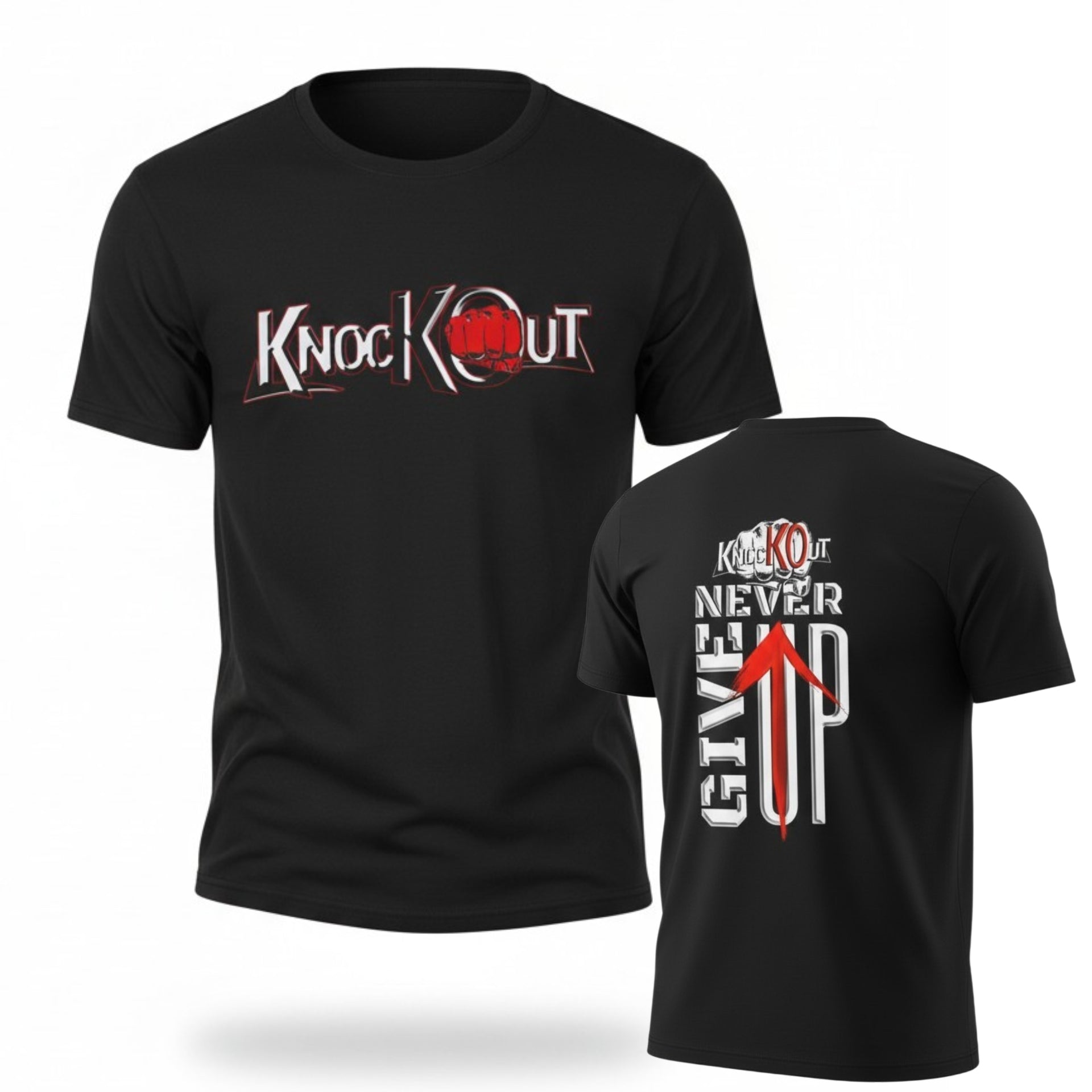 New KnocKOut Never Give Up Unisex Softstyle T-Shirt
