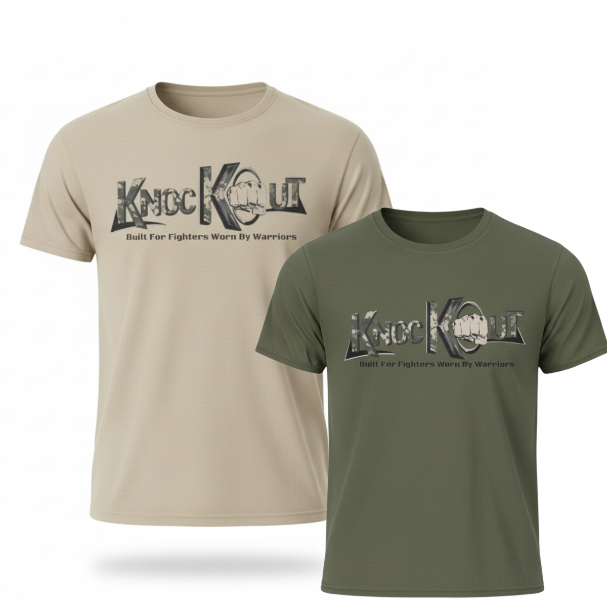 Camo KnocKOut Unisex Softstyle T-Shirt