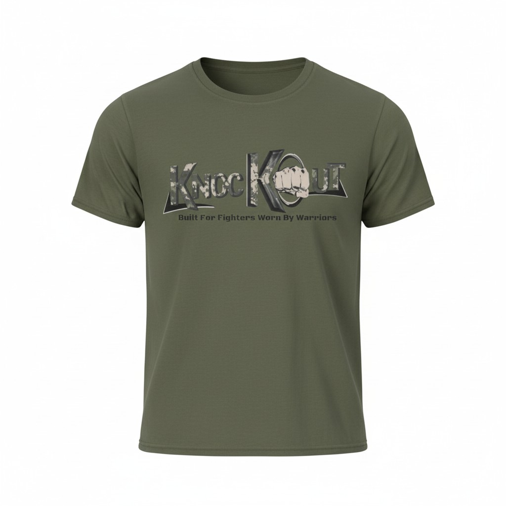 Camo KnocKOut Unisex Softstyle T-Shirt