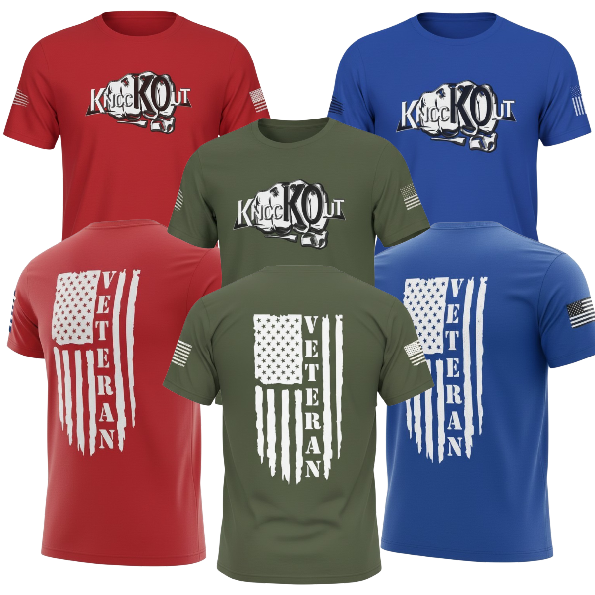 KnocKOut Veteran Unisex Short Sleeve Tee