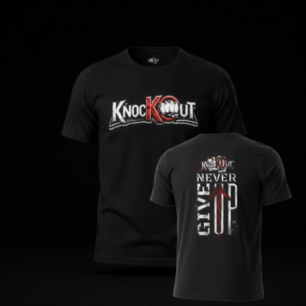Never Give Up Training Shirt | Warrior Lifestyle Apparel T-Shirt