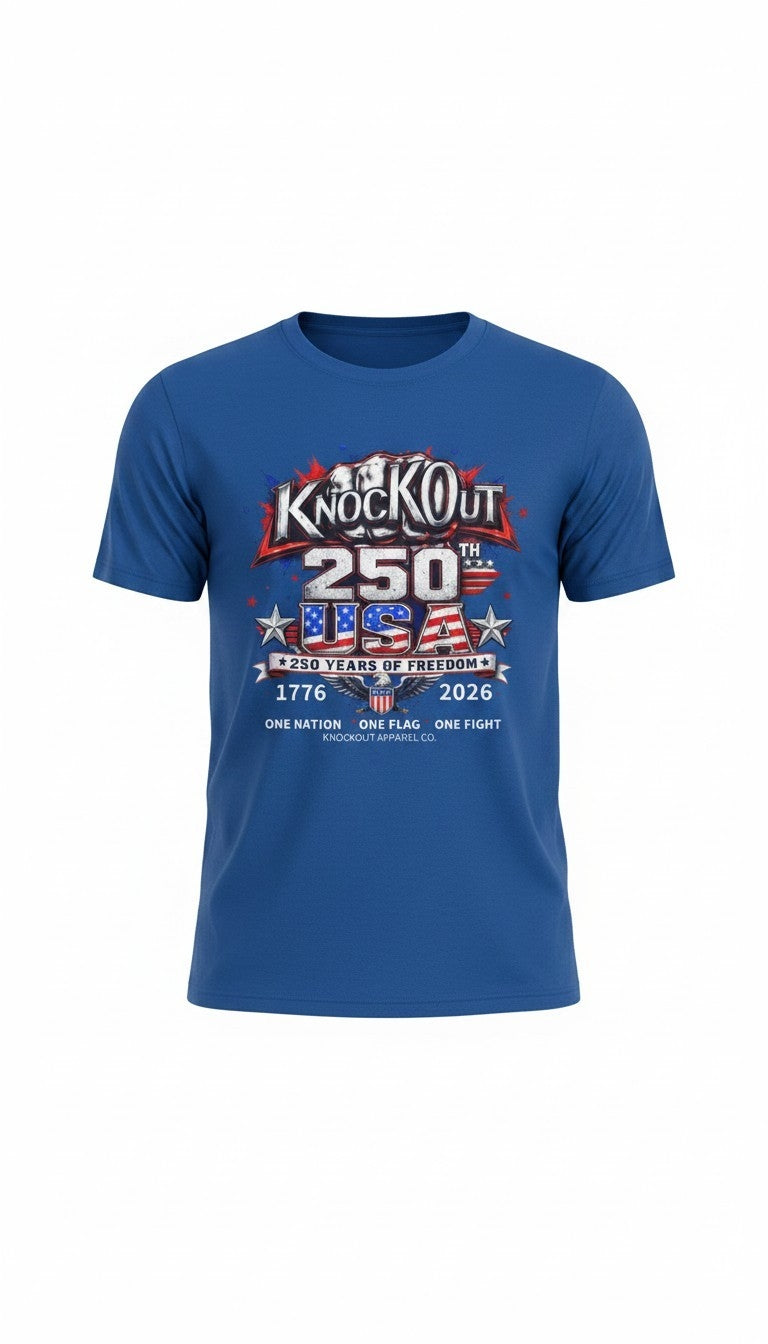 USA 250th Anniversary KnocKOut Unisex Softstyle T-Shirt