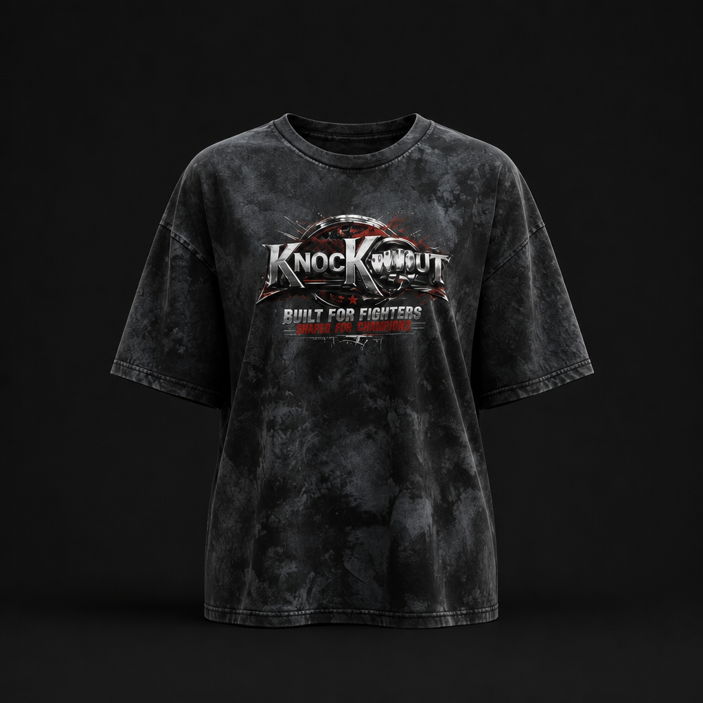 KnocKOut Grey-Black Unisex Tee