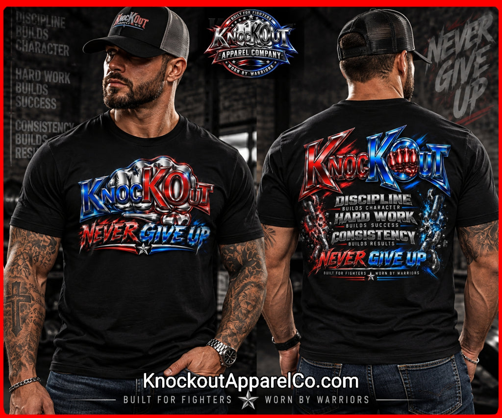 Red Blue KnocKOut Unisex Softstyle T-Shirt