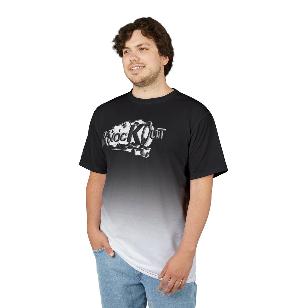 Black & White KnocKOut Unisex Cut & Sew Tee