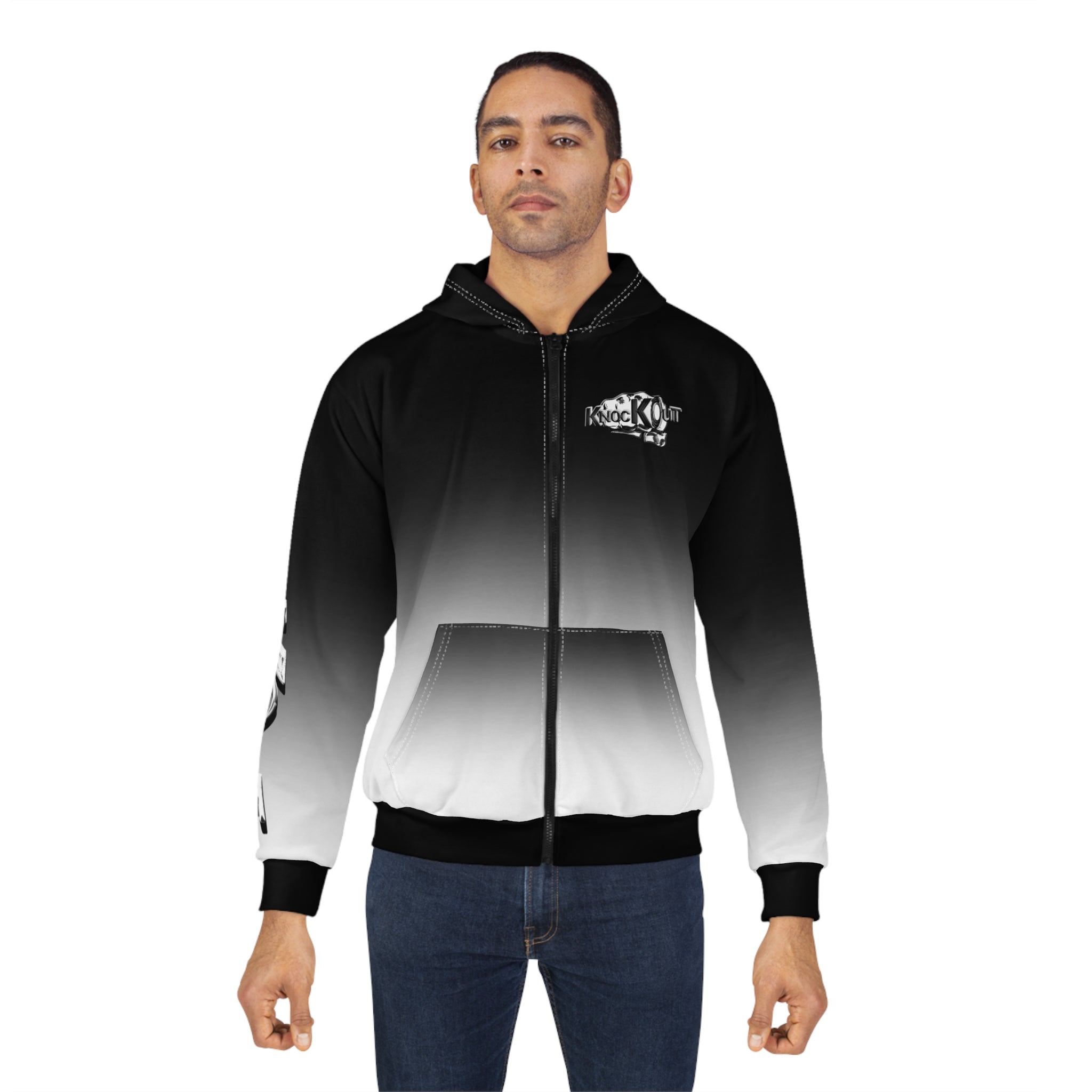 KnocKOut Unisex Zip Hoodie