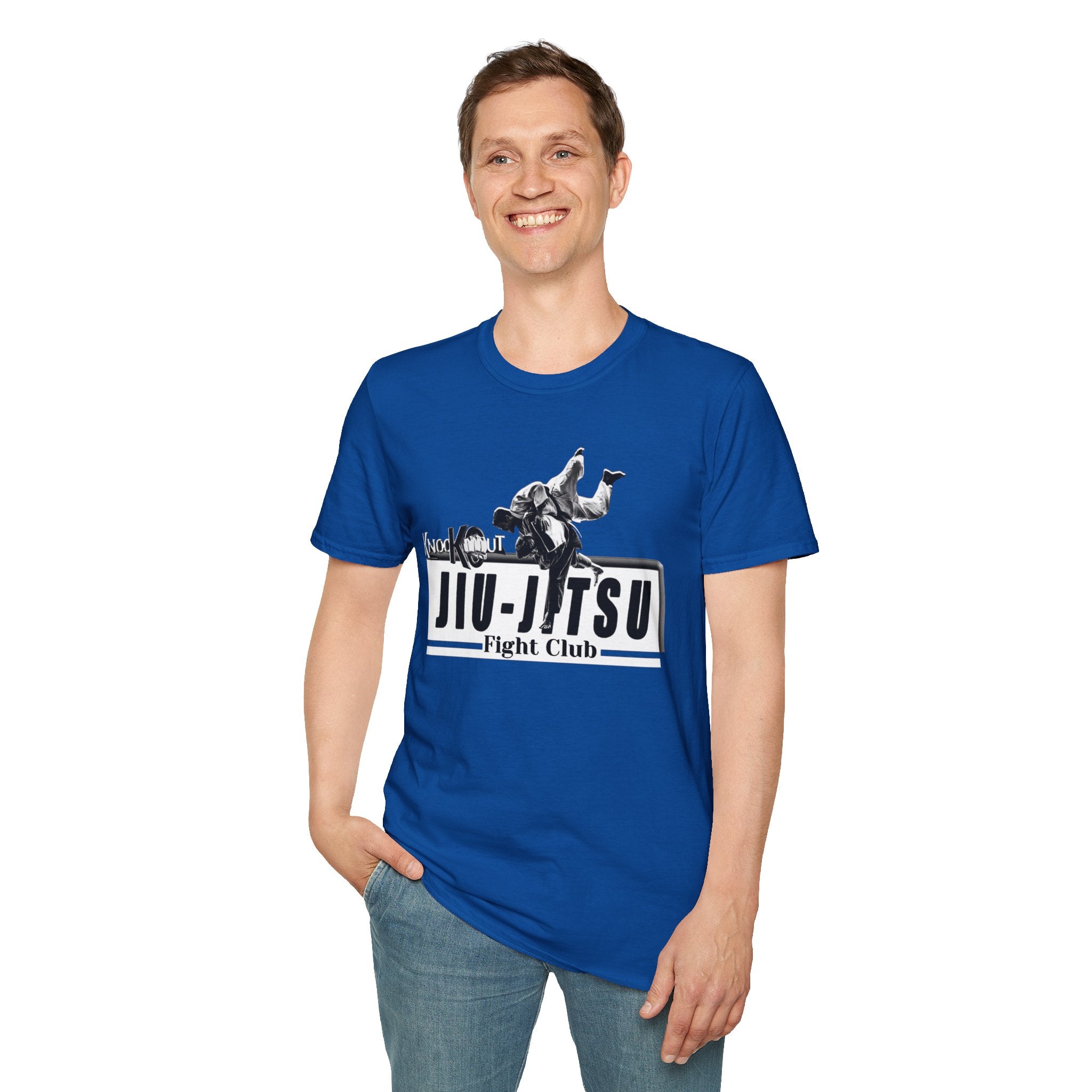 KnocKOut jiu-Jiu-Jitsu Fight Club Unisex Softstyle T-Shirt