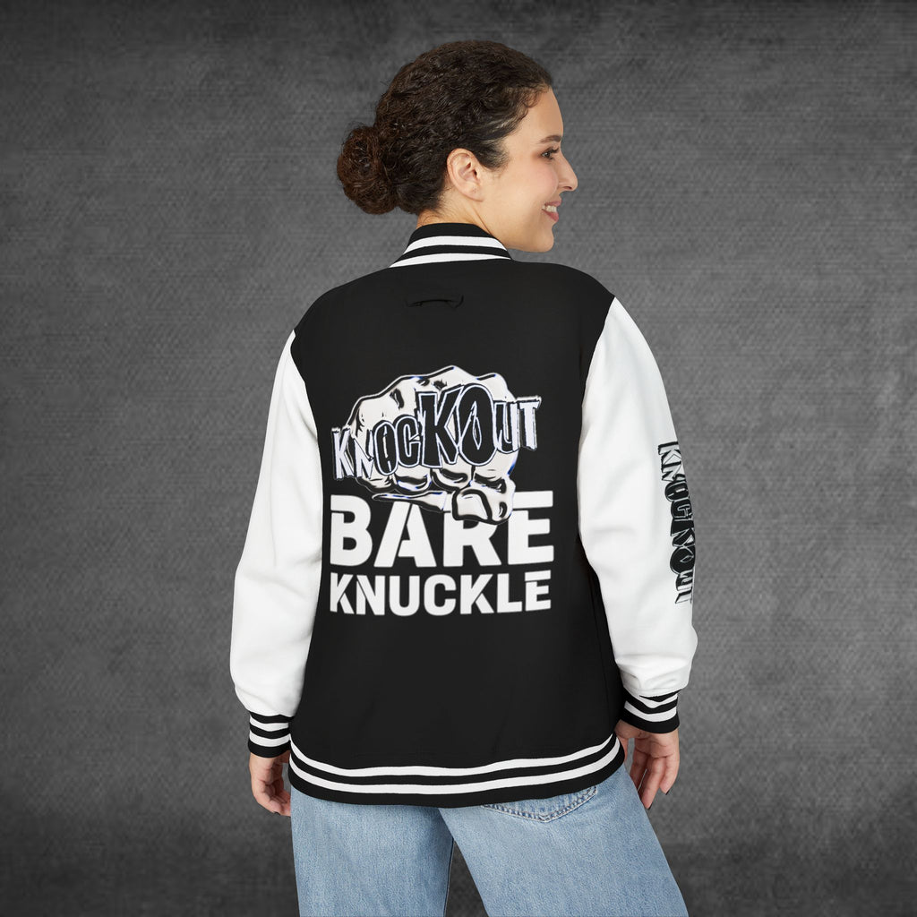 Unisex KnocKOut Bare Knuckle Heavyweight Letterman Jacket