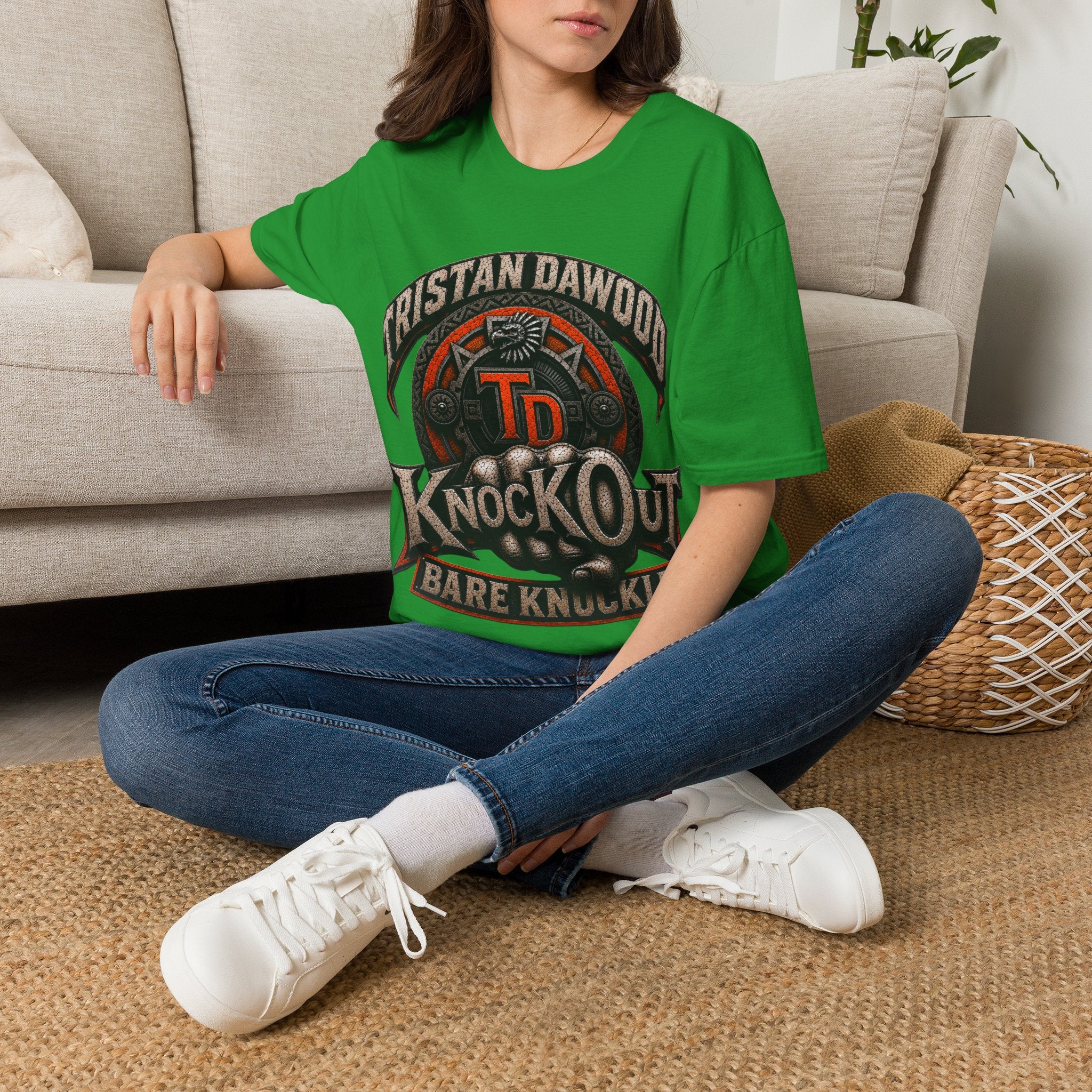 Dawood KnocKOut Fighter Unisex Softstyle T-Shirt