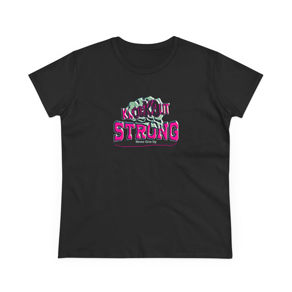 KnocKOut Strong Women's Midweight Cotton Tee