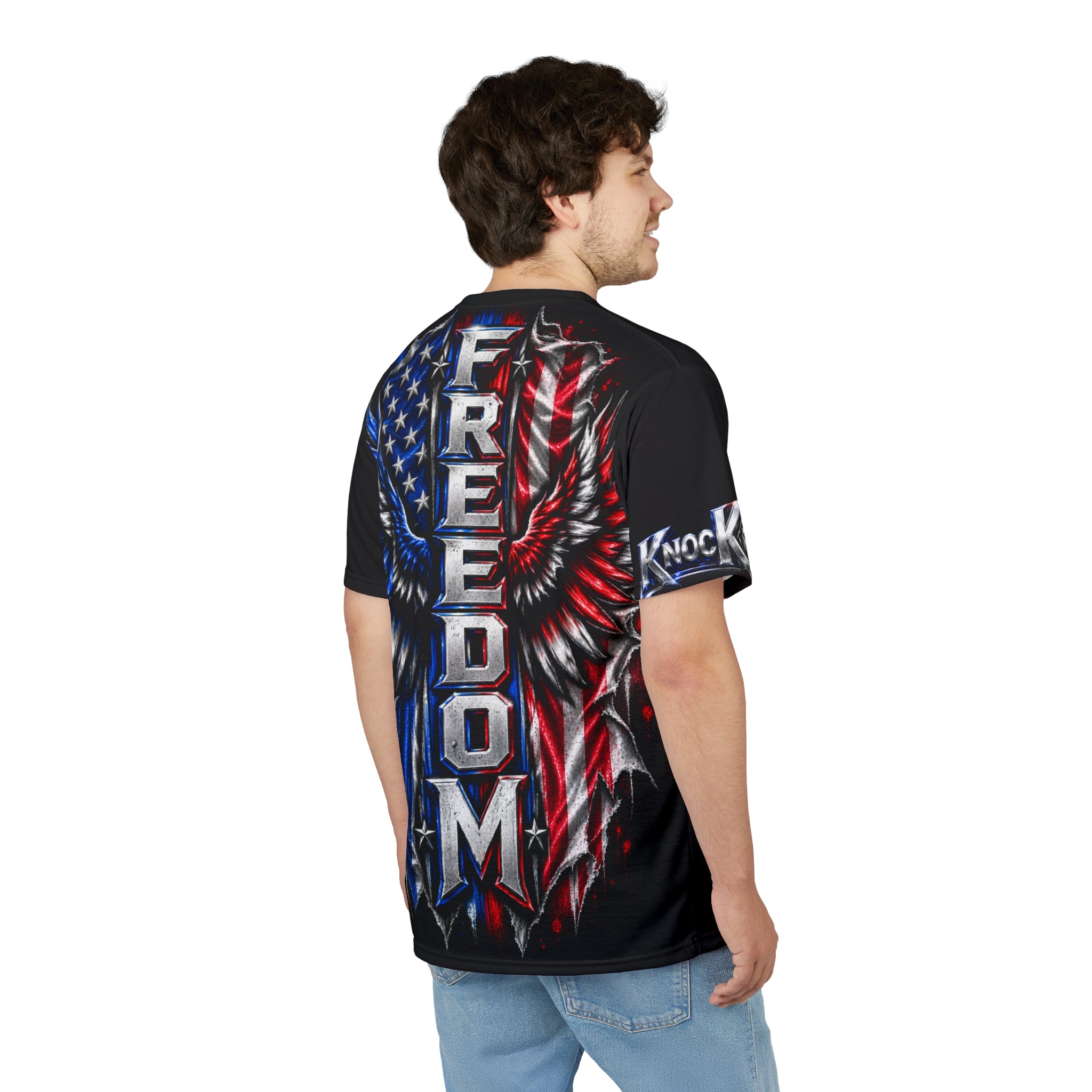 KnocKOut Freedom Unisex T-Shirt Dry-Fit  Polyester