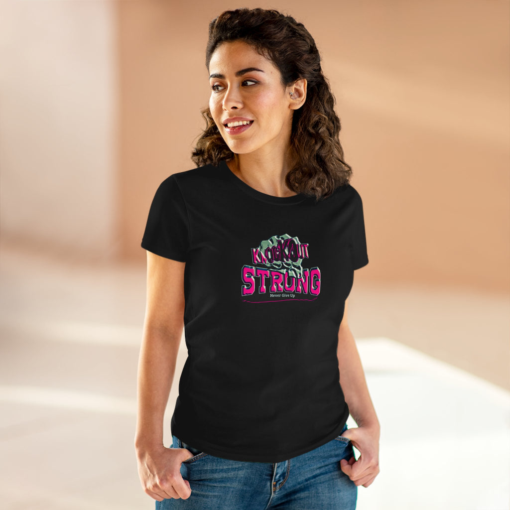 KnocKOut Strong Women's Midweight Cotton Tee