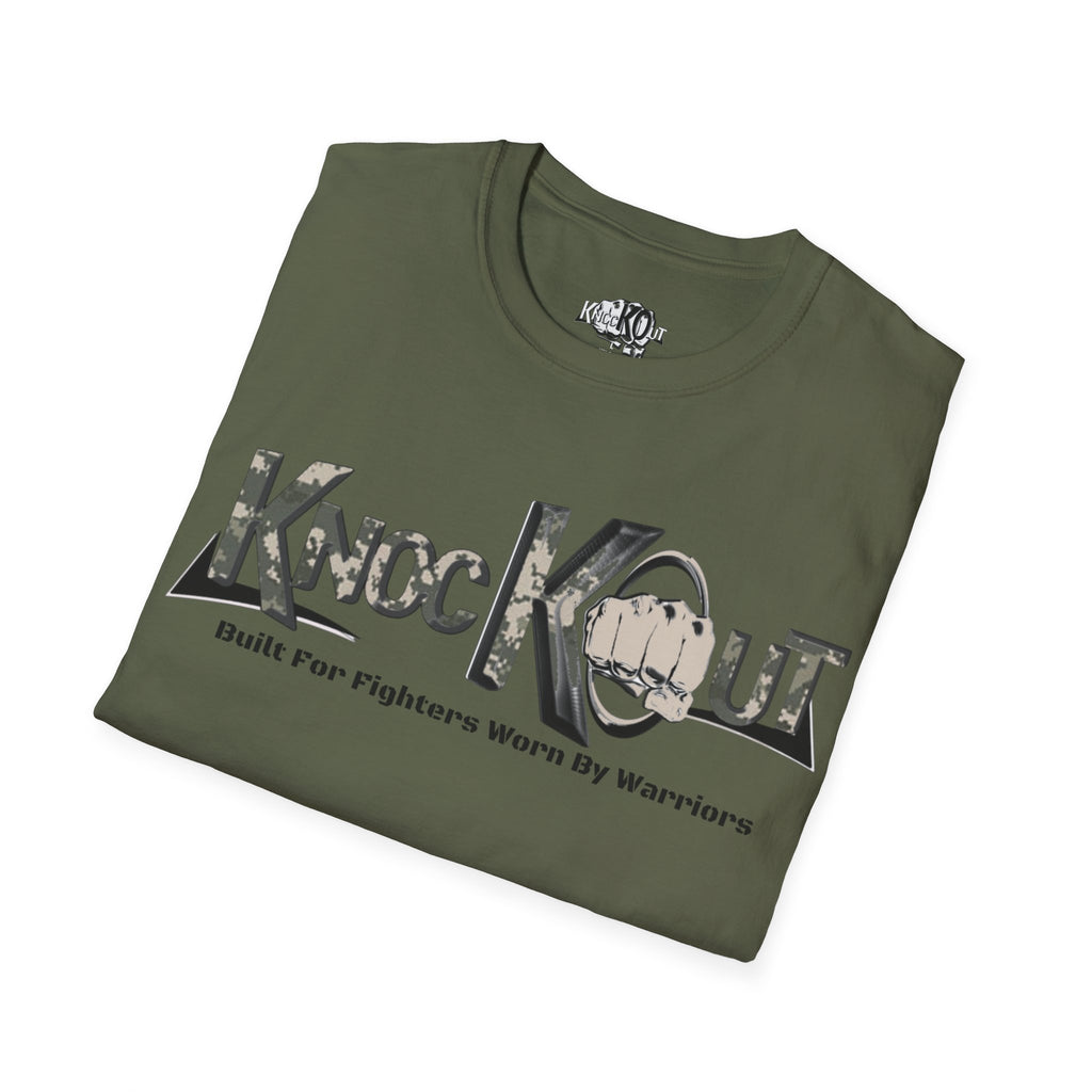 Camo KnocKOut Unisex Softstyle T-Shirt