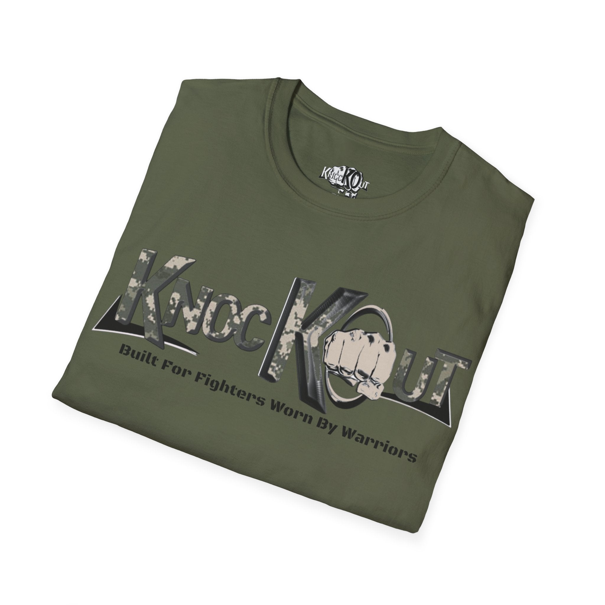 Camo KnocKOut Unisex Softstyle T-Shirt
