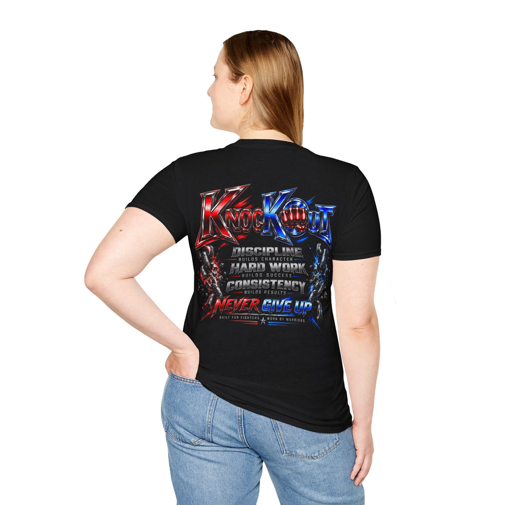 Red Blue KnocKOut Unisex Softstyle T-Shirt