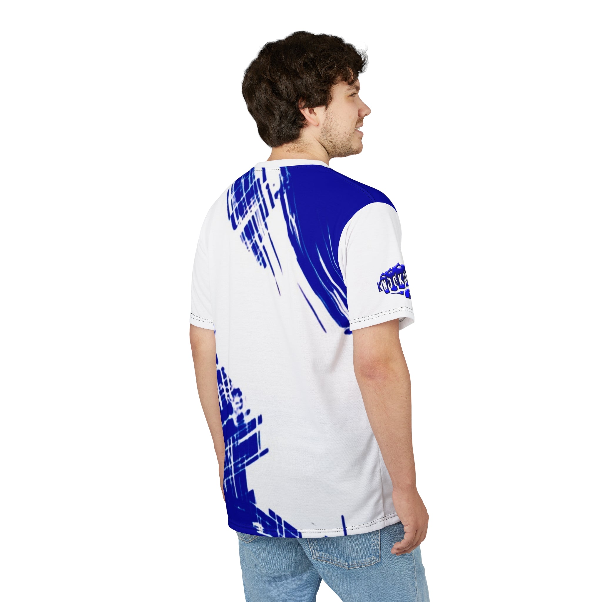 Blue KnocKOut Unisex Cut & Sew Tee