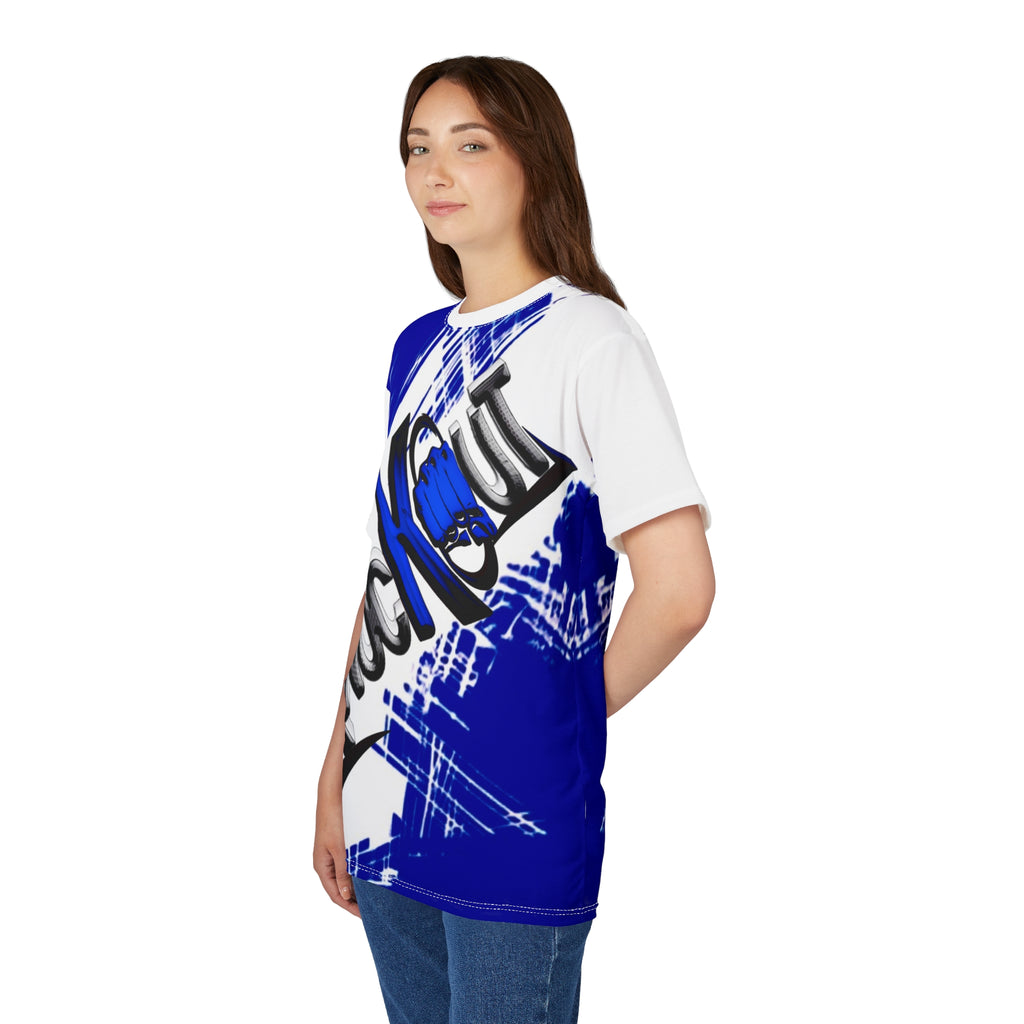 Blue KnocKOut Unisex Cut & Sew Tee